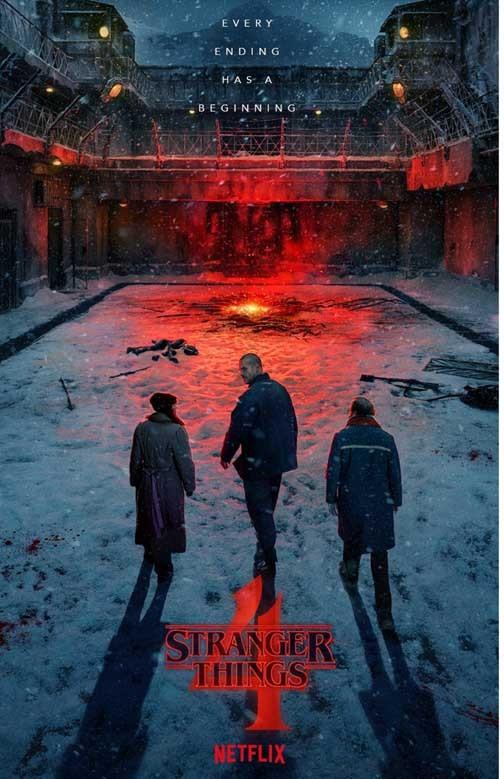 Winona Ryder STRANGER THINGS David Harbour gulag movie poster 11x17 S4