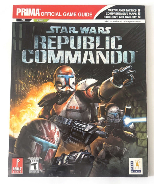 Prima STAR WARS REPUBLIC COMMANDO Game Guide LucasArts