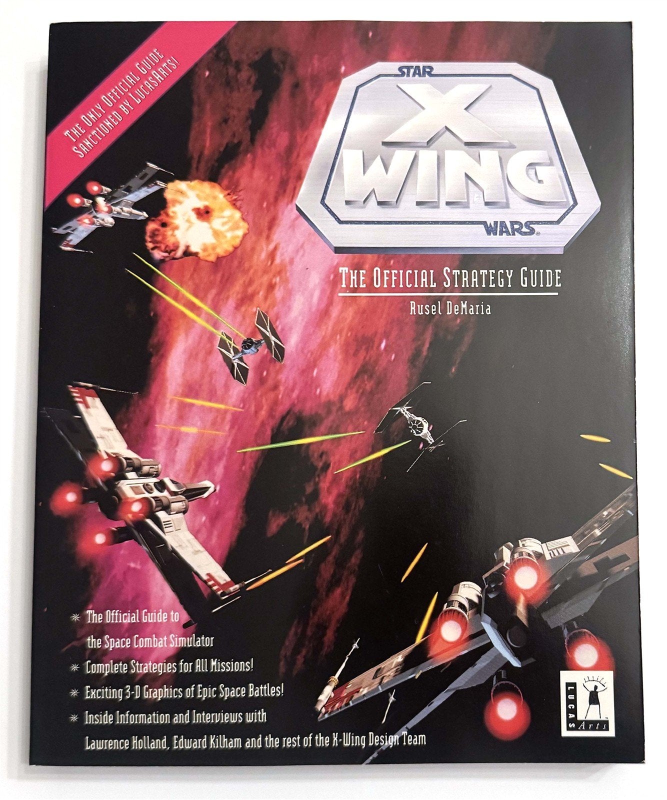 Prima STAR WARS X-WING Official Strategy Guide LucasArts