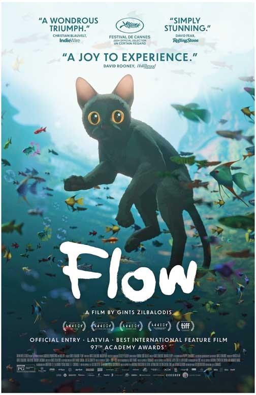 animated FLOW movie poster 11x17
