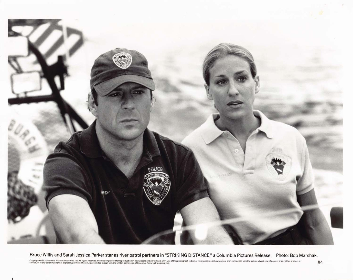 Sarah Jessica Parker STRIKING DISTANCE Bruce Willis original 8x10 press photos