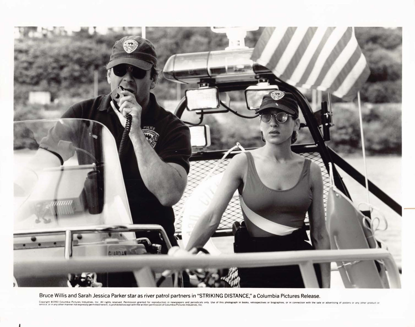 Sarah Jessica Parker STRIKING DISTANCE Bruce Willis original 8x10 press photos