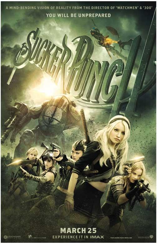Emily Browning SUCKER PUNCH Vanessa Hudgens movie poster 11x17 Zack Snyder