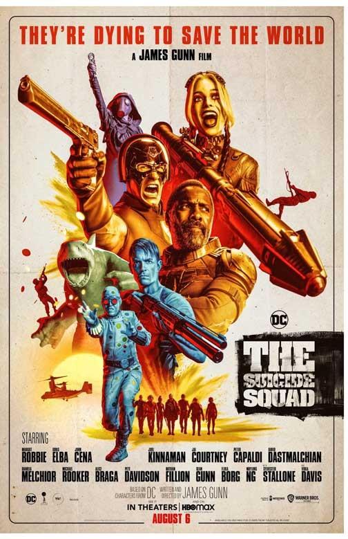 Margot Robbie SUICIDE SQUAD Idris Elba John Cena movie poster 11x17