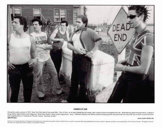 Adrien Brody SUMMER OF SAM John Leguizamo original 8x10 press photo 1999