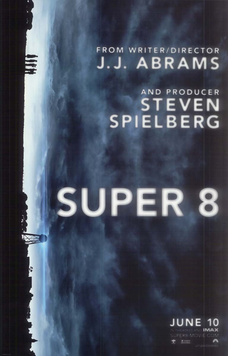 J.J. Abrams SUPER 8 original studio movie poster 11x17