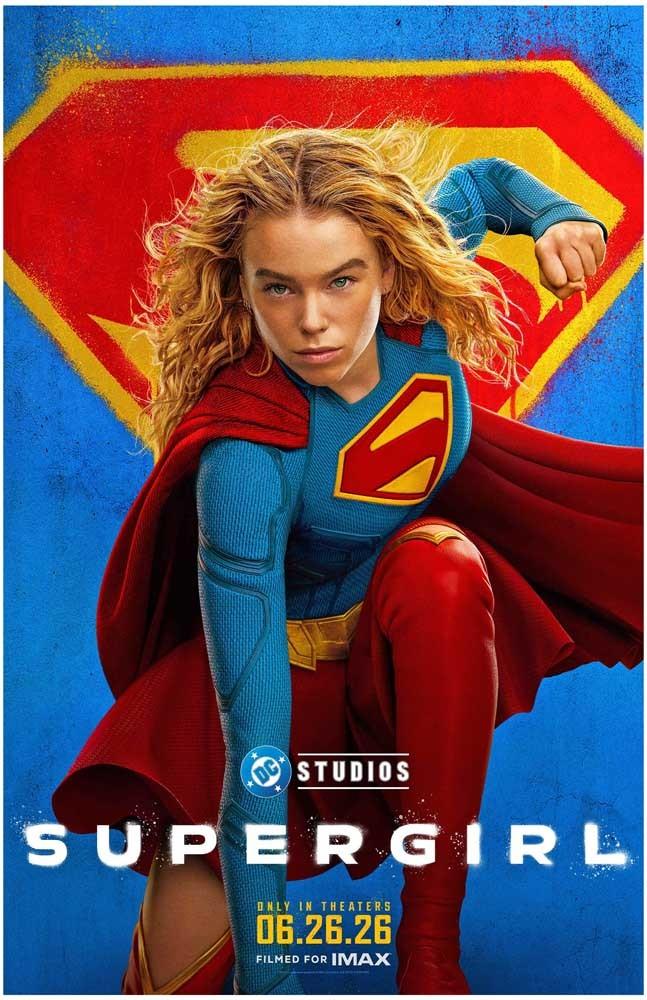 Milly Alcock SUPERGIRL advance movie poster 11x17