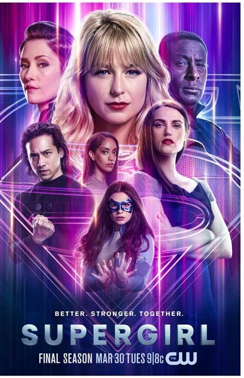 Melissa Benoist SUPERGIRL cast movie poster 11x17 S7