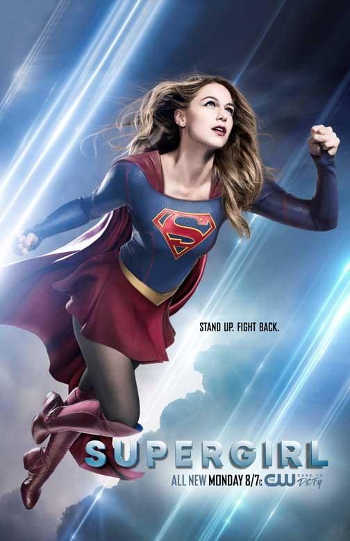 Melissa Benoist SUPERGIRL 'Stand Up. Fight Back.' movie poster 11x17 S2
