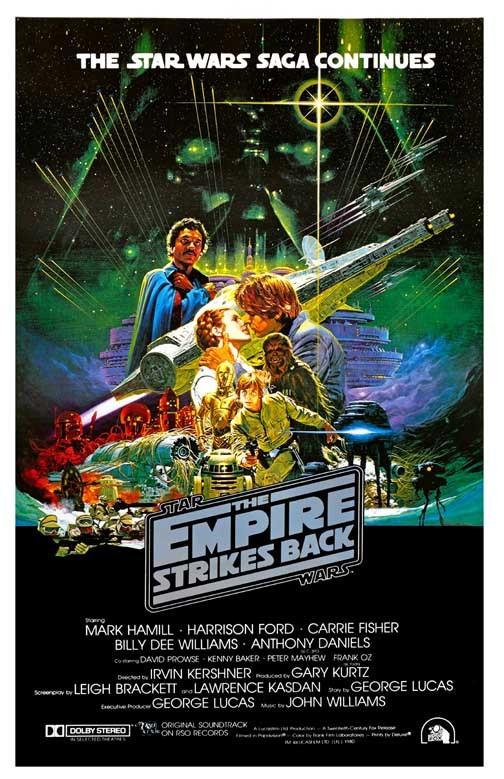 Mark Hamill STAR WARS EMPIRE STRIKES BACK montage movie poster 11x17