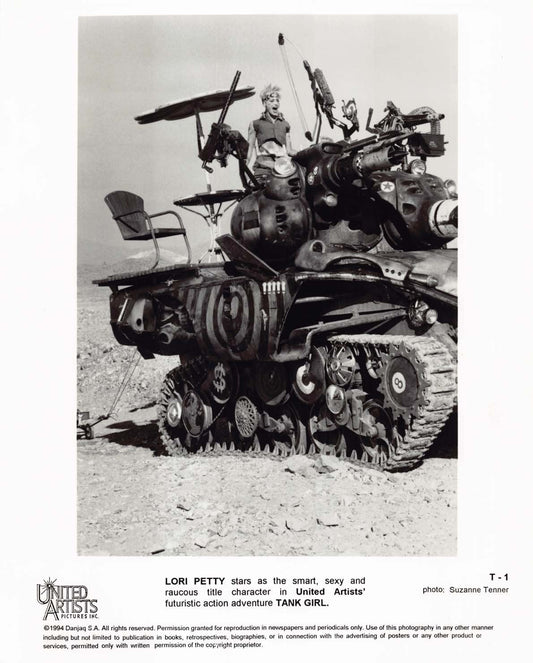 Lori Petty TANK GIRL Malcolm McDowell Naomi Watts Ice-T 8x10 press photos 1994
