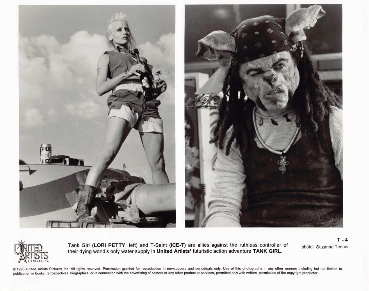 Lori Petty TANK GIRL Ice-T original 10x8 press photo 1994