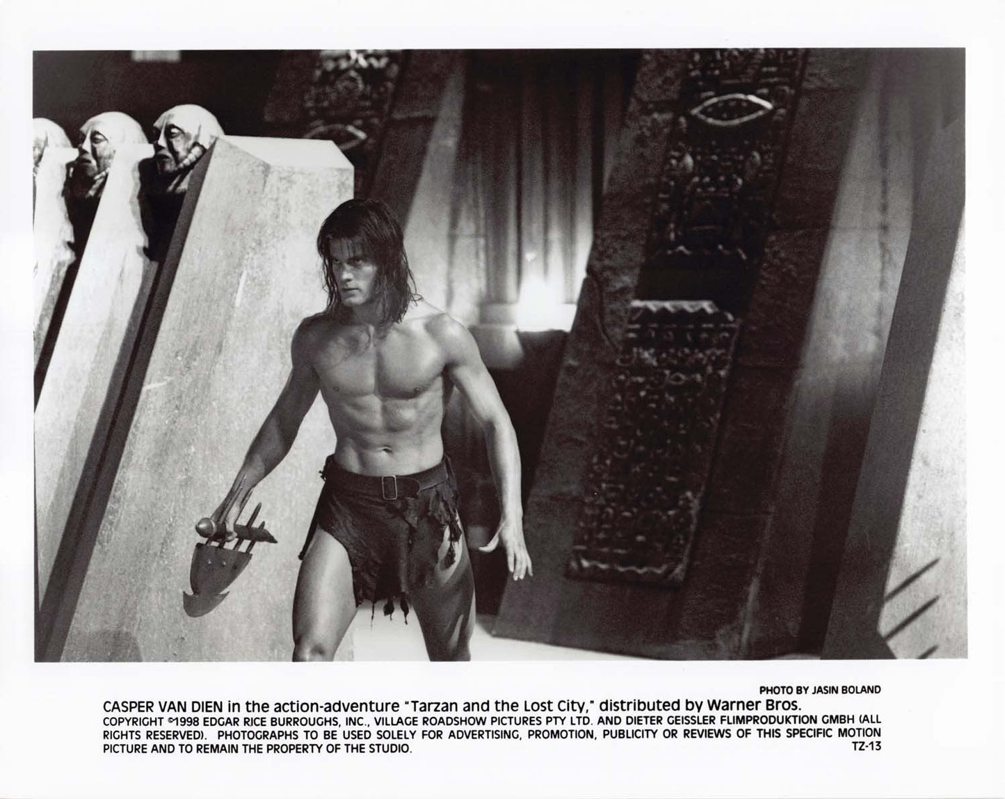 Casper Van Dien TARZAN AND THE LOST CITY original 8x10 press photo 1998