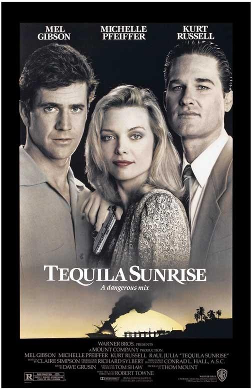 Mel Gibson TEQUILA SUNRISE Michelle Pfeiffer Kurt Russell movie poster 11x17