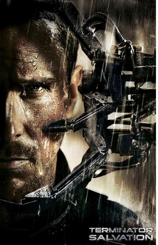 Christian Bale TERMINATOR SALVATION advance movie poster 11x17