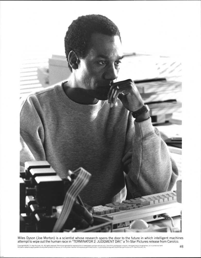 Joe Morton TERMINATOR 2 JUDGMENT DAY original 8x10 press photo 1991