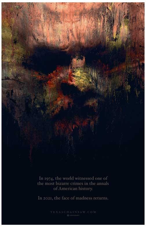 THE TEXAS CHAINSAW MASSACRE advance 2022 movie poster 11x17