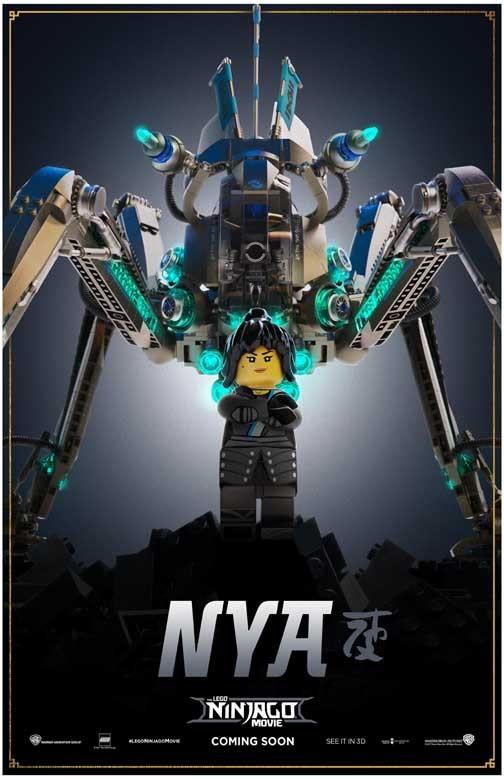 LEGO NINJAGO MOVIE Nya character movie poster 11x17