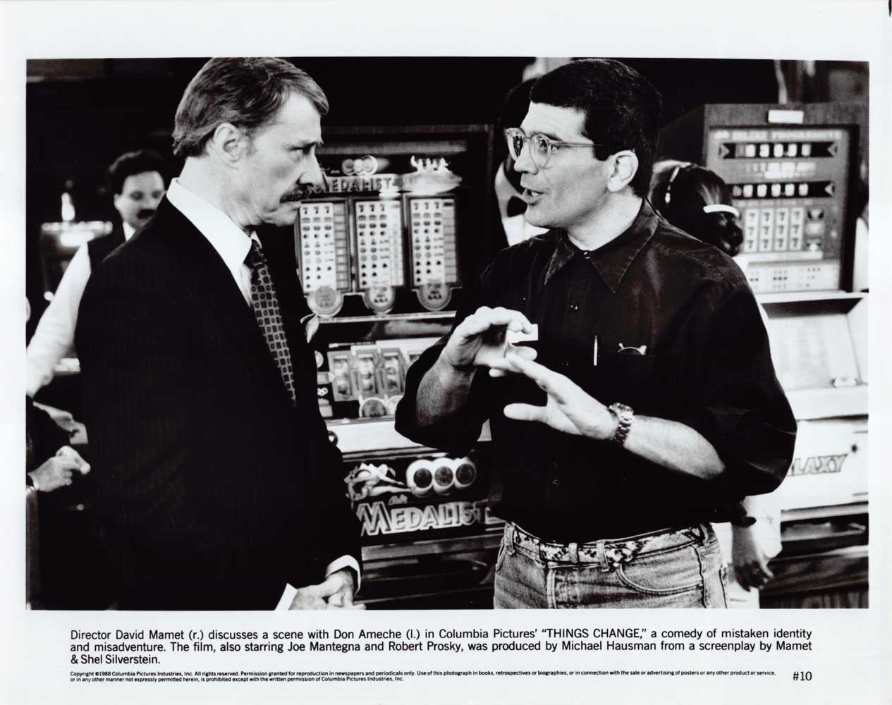 Don Ameche THINGS CHANGE Robert Prosky Joe Mantegna original 8x10 press photos