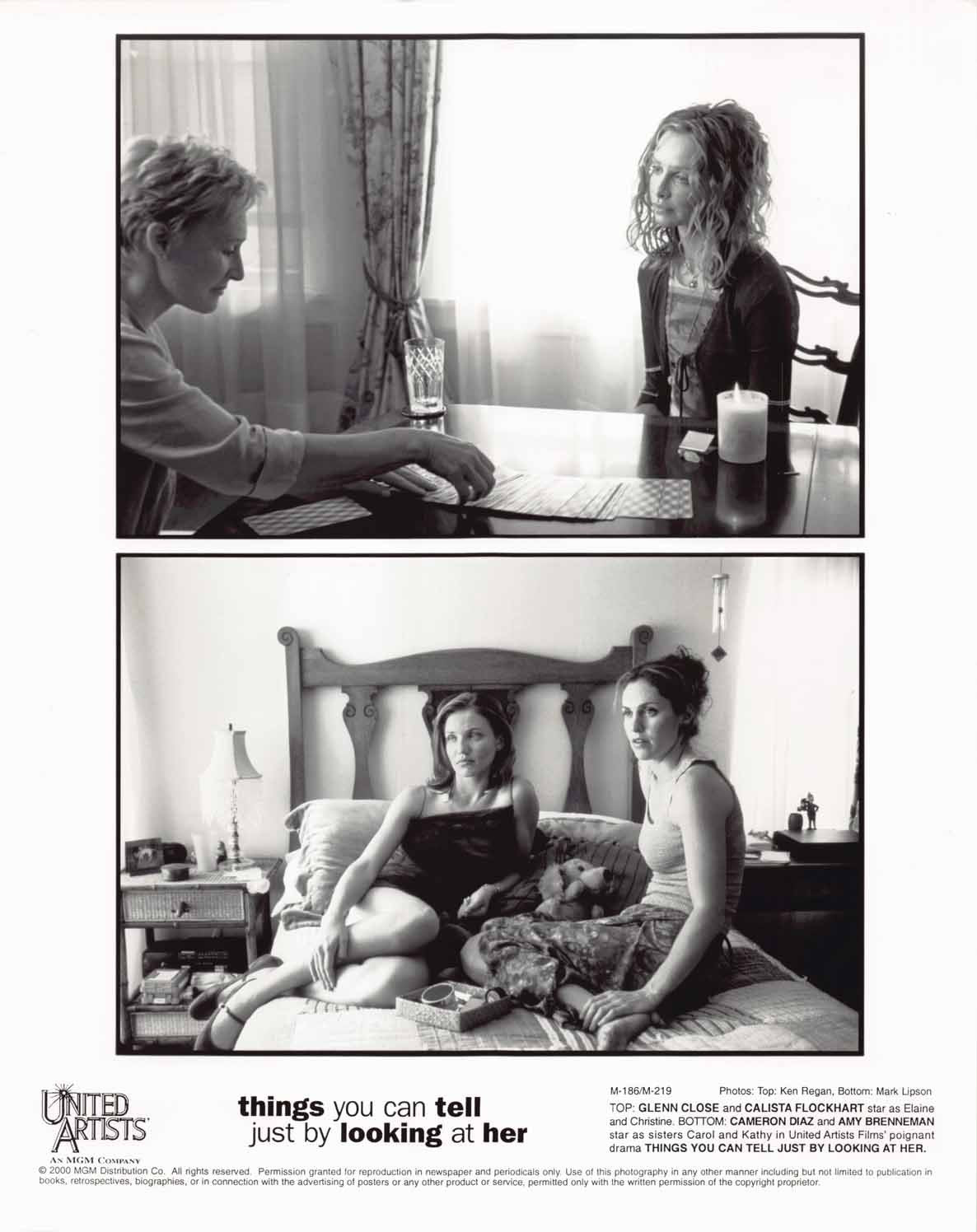 Cameron Diaz THINGS YOU CAN TELL... Calista Flockhart original press photo