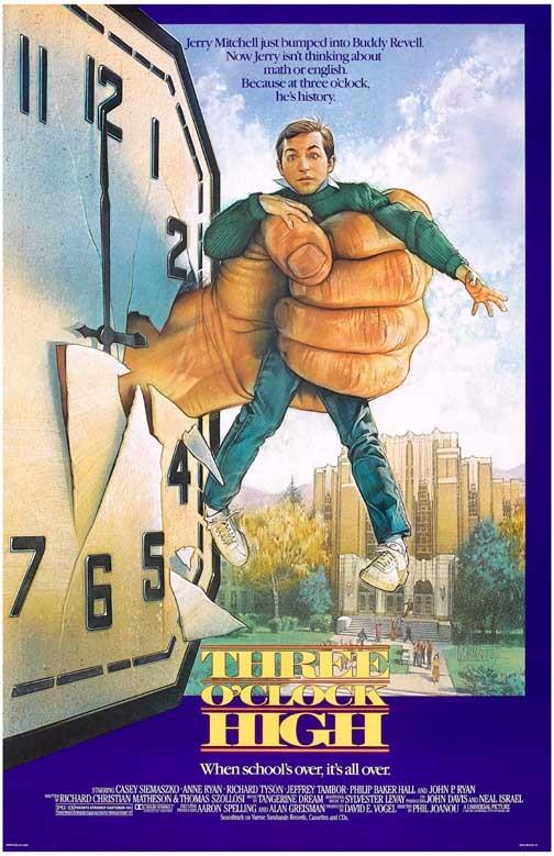 Casey Siemaszno THREE O'CLOCK HIGH Jeffrey Tambor movie poster 11x17