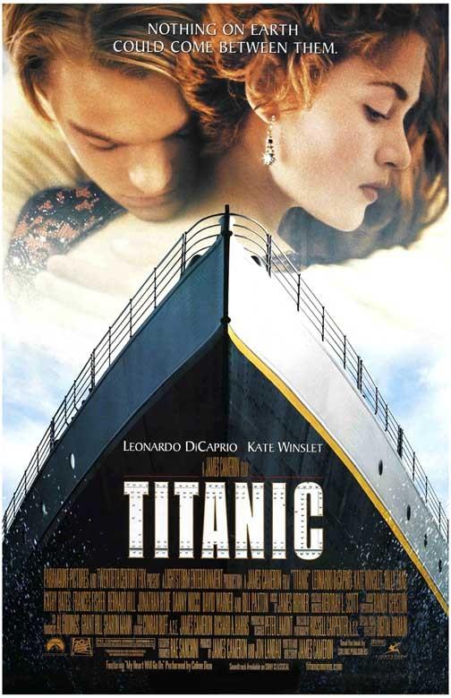 Kate Winslet TITANIC Leonardo DiCaprio poster 11x17 James Cameron