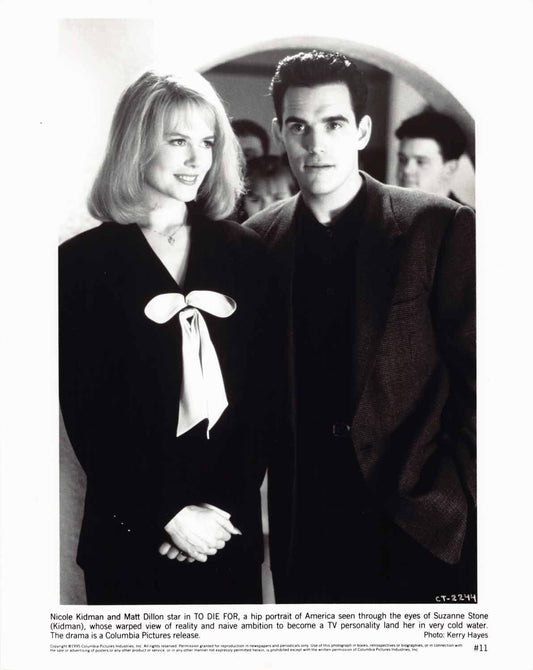 Nicole Kidman TO DIE FOR Matt Dillon original 8x10 press photo 1995