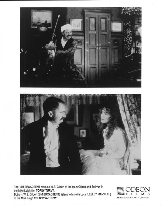 Jim Broadbent TOPSY TURVY Lesley Manville original 8x10 press photo