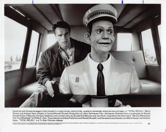 Arnold Schwarzenegger TOTAL RECALL original press photo 1990