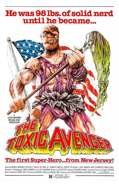 THE TOXIC AVENGER movie poster 11x17