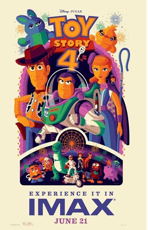 Tom Hanks TOY STORY 4 Tim Allen Imax movie poster 11x17