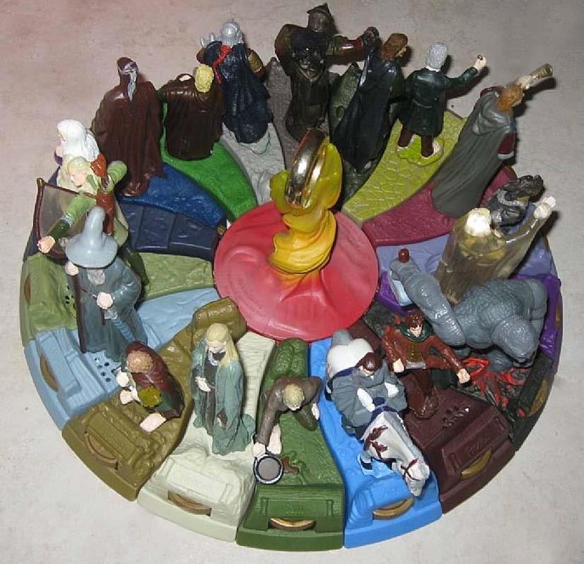 2001 Burger King LORD OF THE RINGS FELLOWSHIP complete set 19 figurine toys NEW