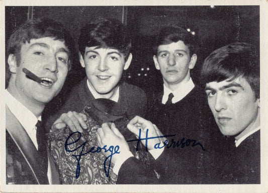 Topps THE BEATLES 1964 2nd Series black & white trading card #106 Fab Four