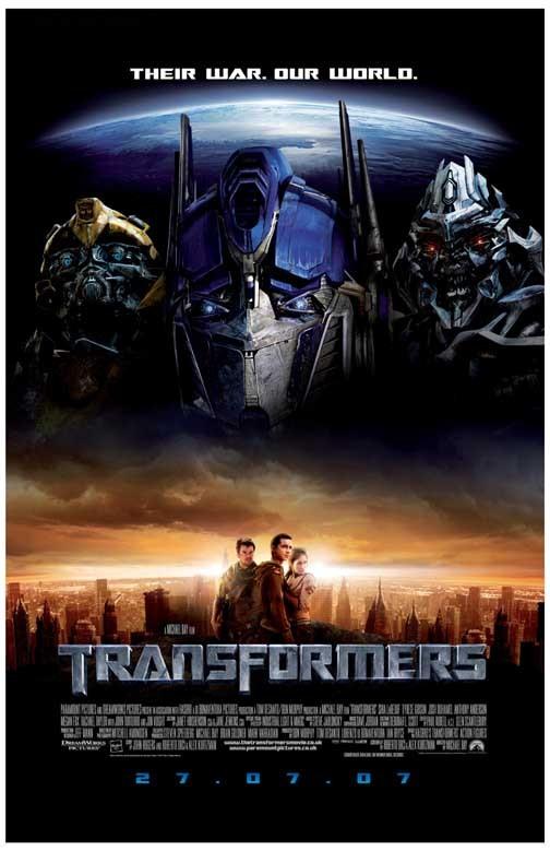 Shia LaBeouf TRANSFORMERS Josh Duhamel movie poster 11x17