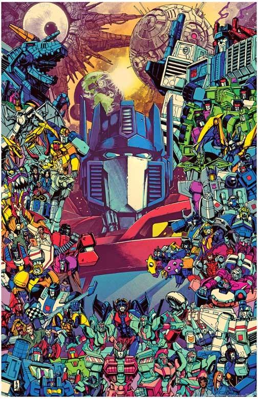 TRANSFORMERS collage poster 11x17