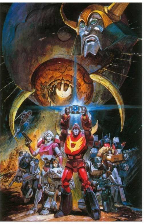 Leonard Nimoy TRANSFORMERS THE MOVIE Japan artwork poster 11x17