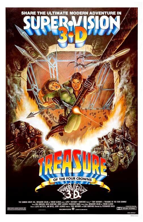 TREASURE OF THE FOUR CROWNS movie poster 11x17