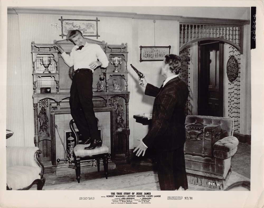 Robert Wagner TRUE STORY OF JESSE JAMES original 10x8 press photo 1957