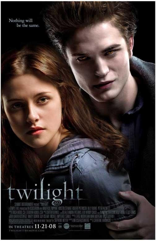 Kristen Stewart TWILIGHT Robert Pattinson advance movie poster 11x17