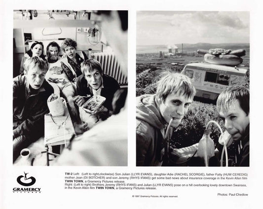 Rhys Ifans TWIN TOWN Llyr Evans Dougray Scott original 8x10 press photos 1997