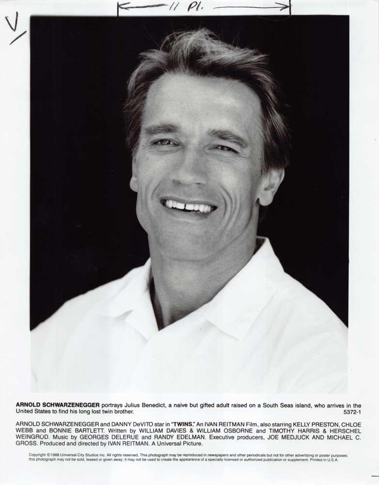 Arnold Schwarzenegger TWINS original press photo 1988