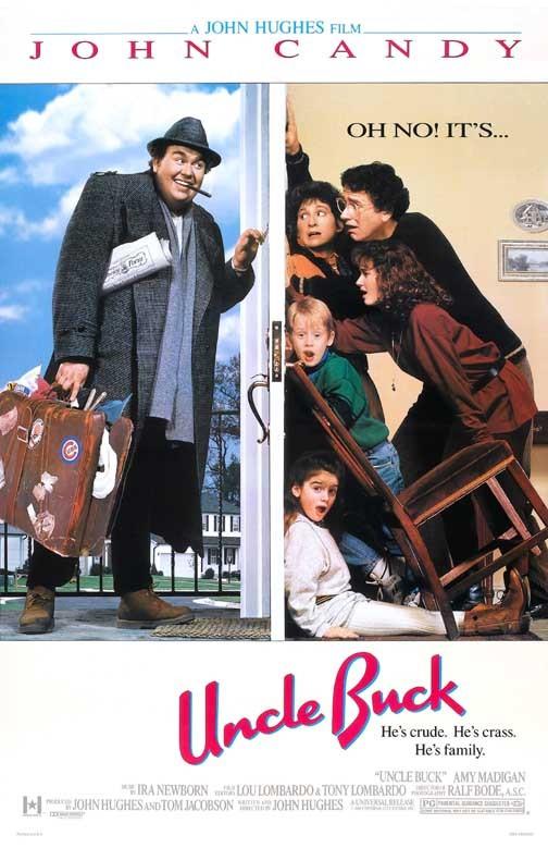 John Candy UNCLE BUCK Amy Madigan movie poster 11x17 John Hughes