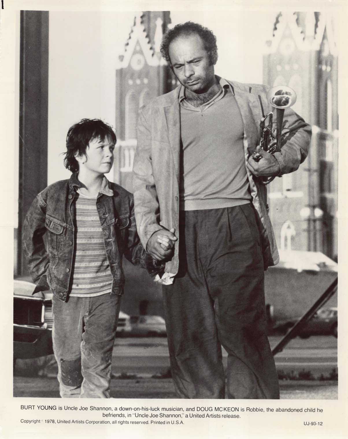 Burt Young UNCLE SHANNON original 8x10 press photo 1978