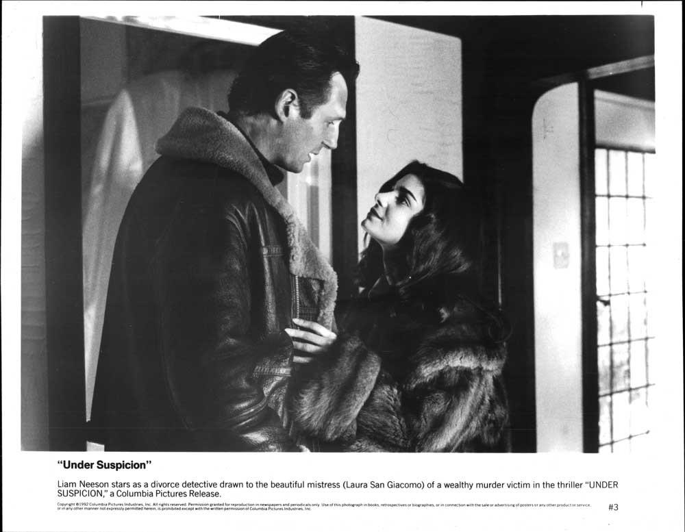 Liam Neeson UNDER SUSPICION Laura San Giacomo original 10x8 press photo 1992