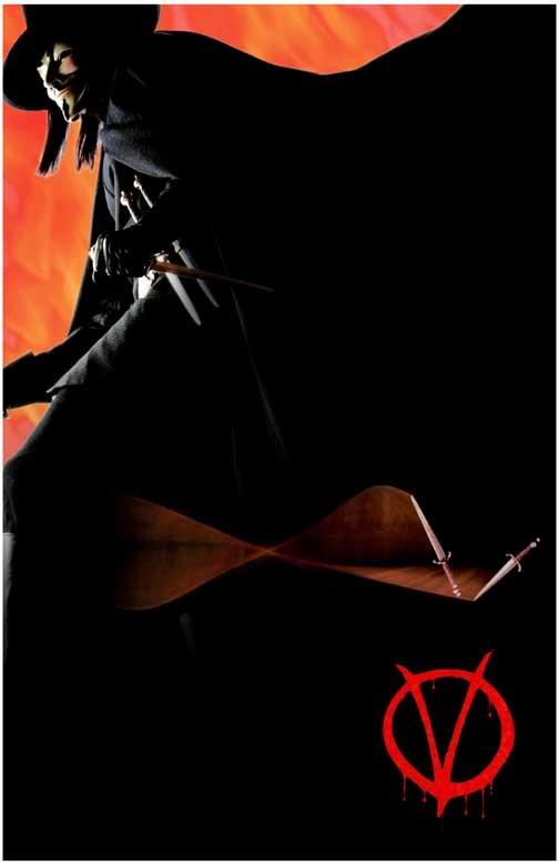 Hugo Weaving V FOR VENDETTA Natalie Portman cloak movie poster 11x17