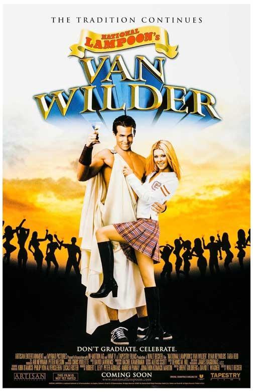 Ryan Reynolds NATIONAL LAMPOON'S VAN WILDER movie poster 11x17