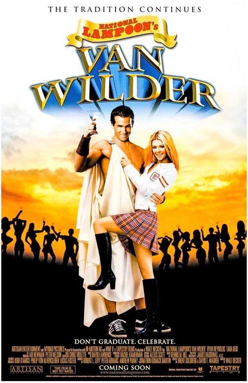 Ryan Reynolds VAN WILDER Tim Matheson Tara Reid movie poster 11x17