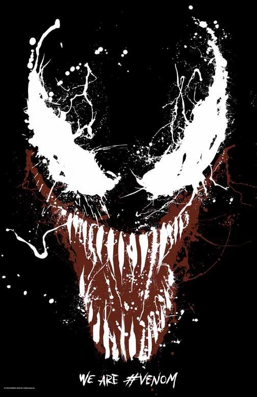 Tom Hardy VENOM artwork advance movie poster 11x17