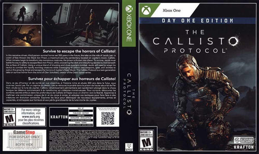 Sony CALLISTO PROTOCOL DAY ONE EDITION Krafton store display box art XBOX ONE