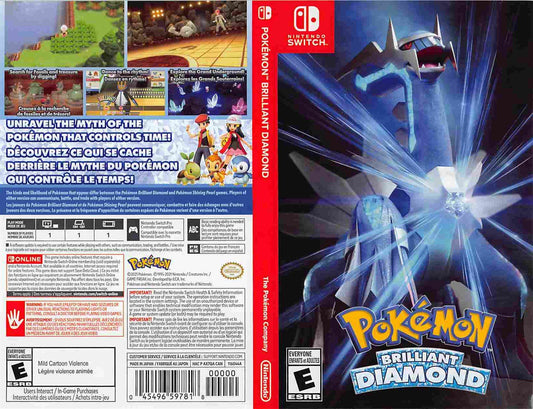 Nintendo Switch POKEMON LEGENDS ARCEUS replacement box art